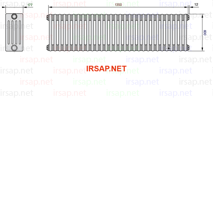 Радиатор IRSAP Tesi 50600/30 T14 CL 01